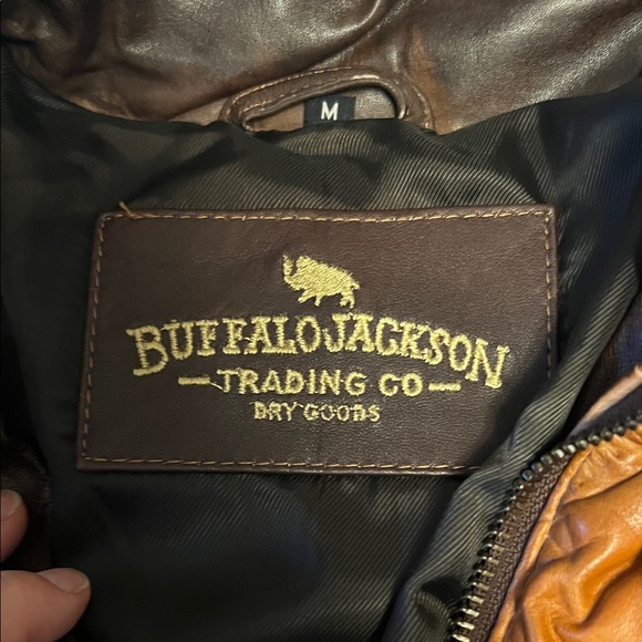 Men's Two-Tone Lambskin Puffer Jacket - Picture 2 of 5